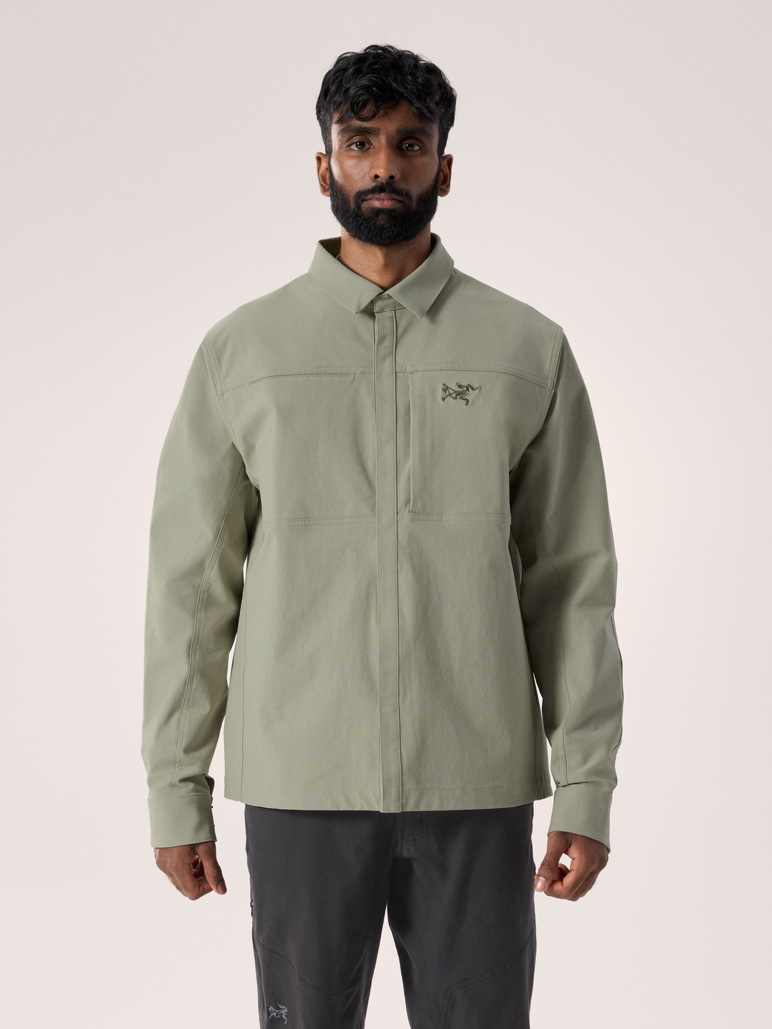 크로닌 코튼 오버셔츠 남성