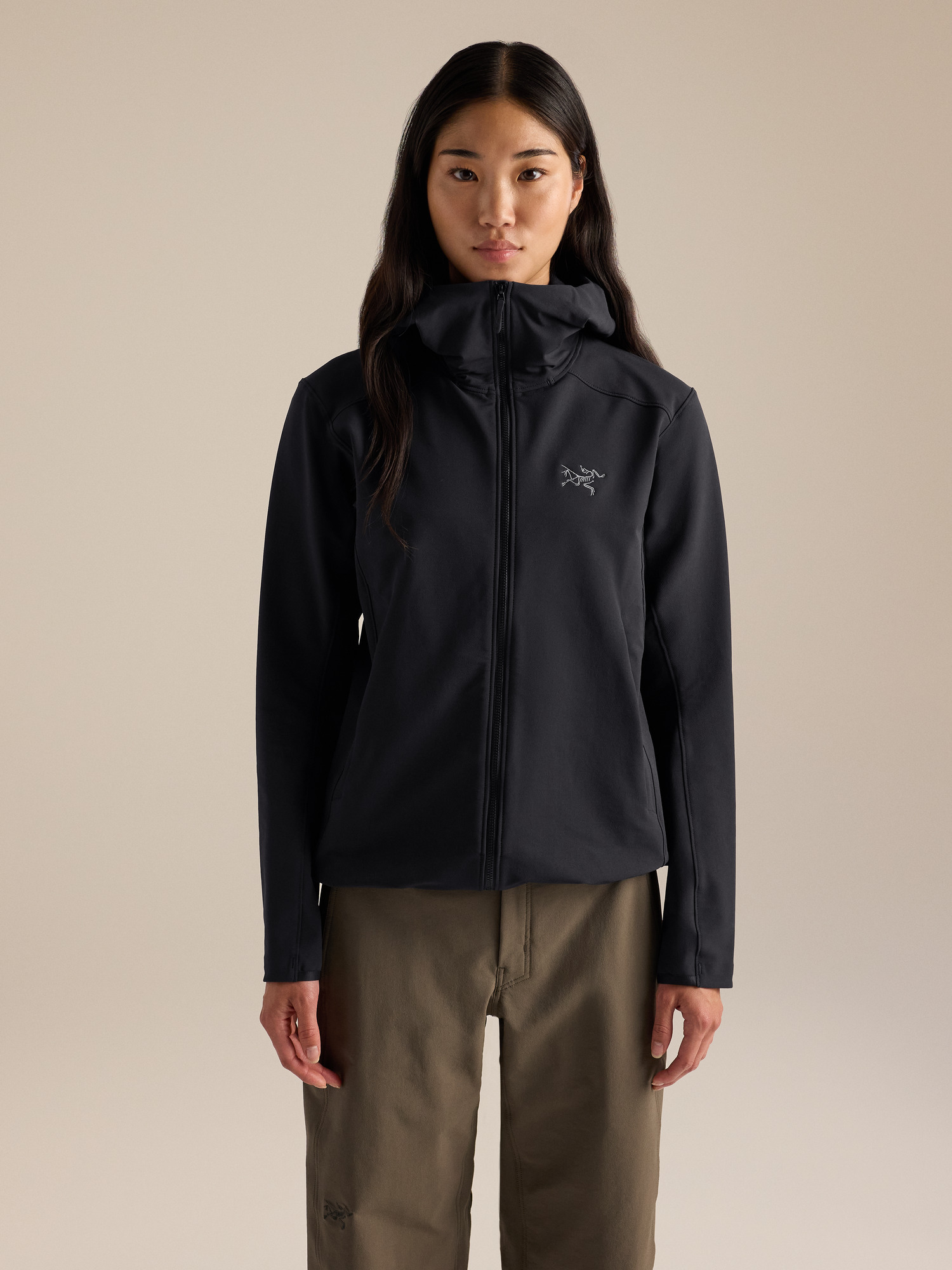 Product Image https://product.arcteryx.co.kr/images/products/686816/F26_X000010561_details_Gamma_Hoody_Black_Women_s_Front_View.jpg